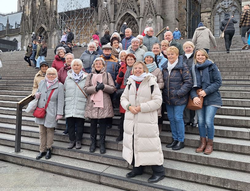 Der Gruppe stand ein ereignisreicher Tag bevor.