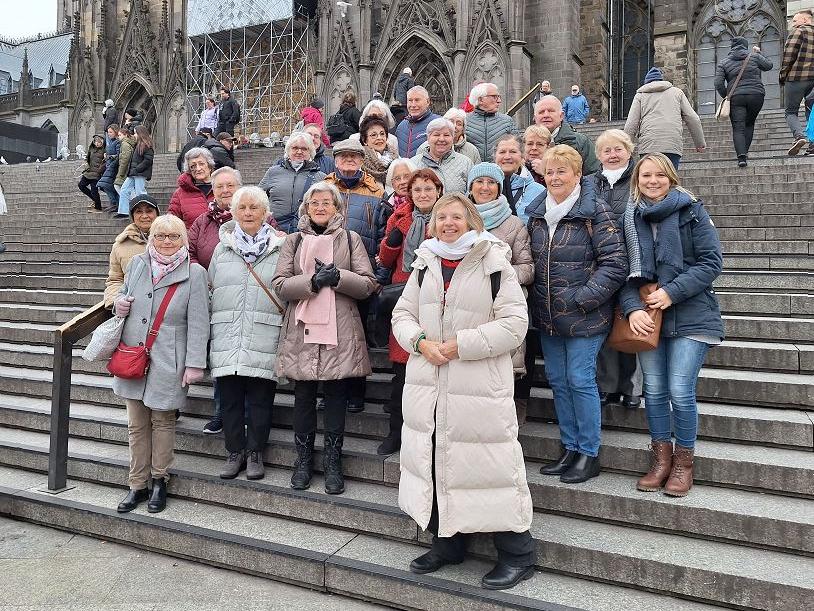 Der Gruppe stand ein ereignisreicher Tag bevor.